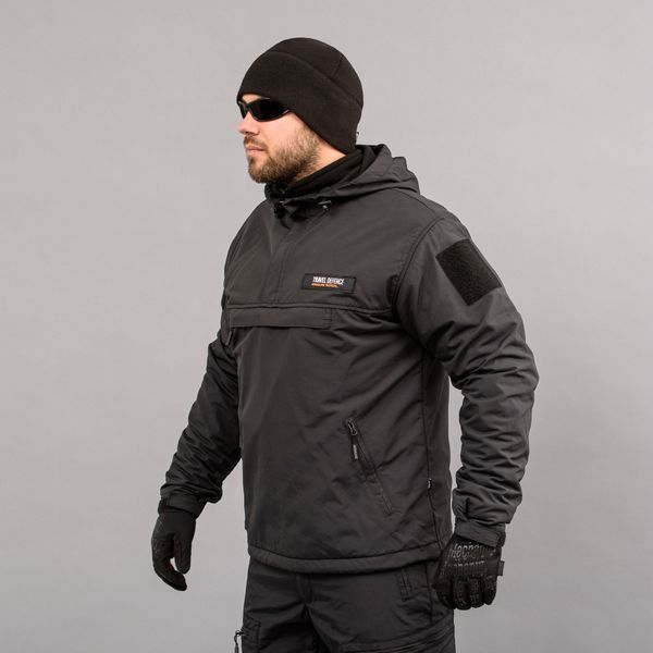 Anorak "TRAVEL DEFENCE" BLACK (Taslan + Mikropolar) 00004000S0000000 zdjęcie