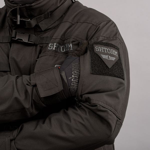 Kurtka taktyczna "SHTORM" BLACK (Membrana + Polar) 00096000S0000000 zdjęcie