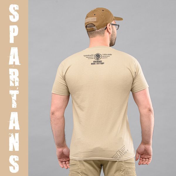 T-shirt "SPARTANS" KHAKI (Cotton) 0026102XL0000000 photo