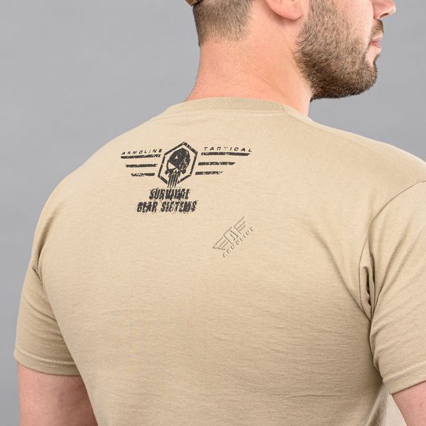 T-shirt "SPARTANS" KHAKI (Cotton) 0026103XL0000000 photo