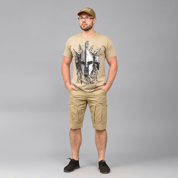 T-shirt "SPARTANS" KHAKI (Cotton) 0026103XL0000000 photo