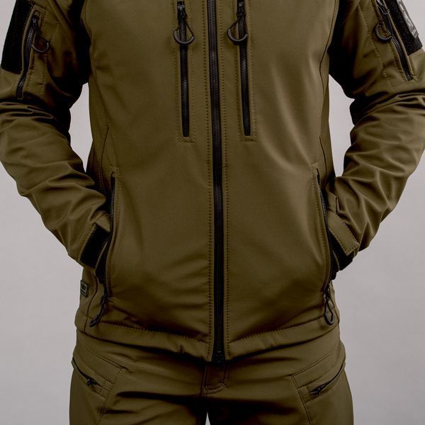 Jacket "URBAN SCOUT" DARK OLIVE (SoftShell) 00087000S0000000 photo