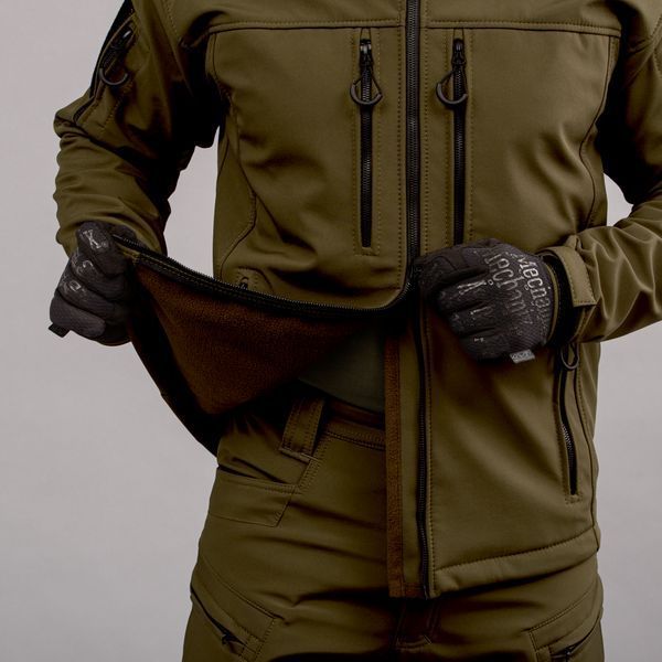 Jacket "URBAN SCOUT" DARK OLIVE (SoftShell) 00087000S0000000 photo
