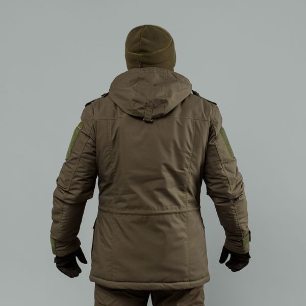 Kurtka zimowa z kapturem "RAPTOR-3" OLIVE (Membrana + Owata + Polar) 00089000S0000000 zdjęcie
