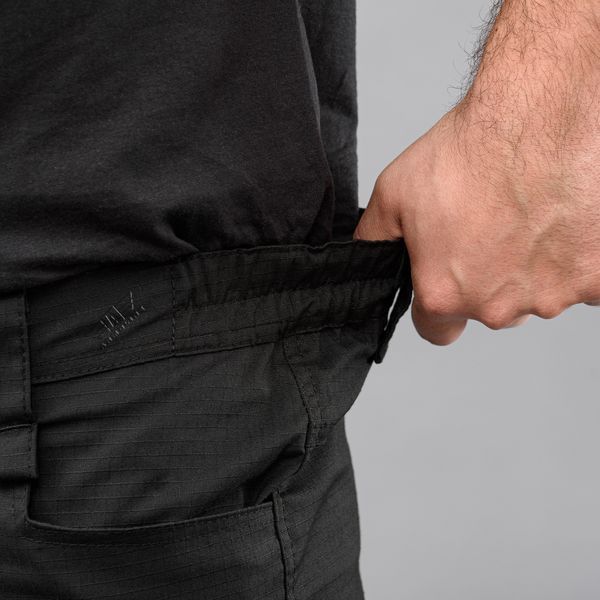 Tactical pants "DEFENDER" BLACK with belt (Rip-Stop Stretch) 00315000L0000000 photo