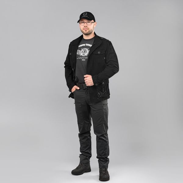 Tactical pants "DEFENDER" BLACK with belt (Rip-Stop Stretch) 00315000L0000000 photo