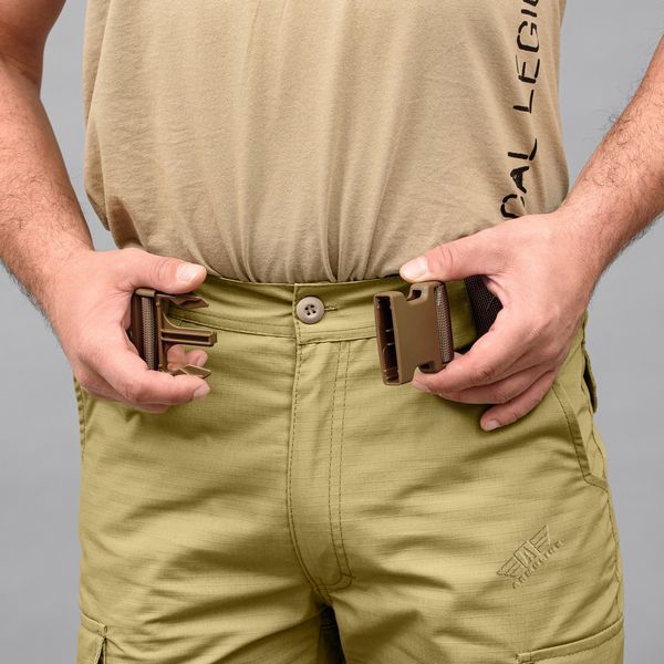 Tactical pants "RANGER" LIGHT COYOTE with a 5cm belt (Rip-Stop) 0031400XL0000000 photo