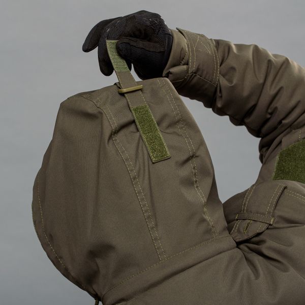 Kurtka zimowa z kapturem "RAPTOR-3" OLIVE (Membrana + Owata + Polar) 00089000L0000000 zdjęcie