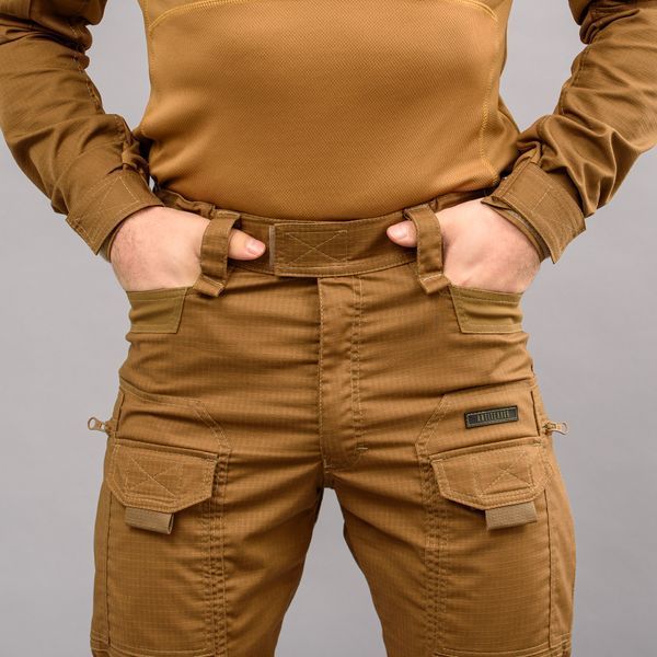 Tactical pants "ANTITERROR II" COYOTE (Rip-Stop Stretch + Membrane) 00338000SREGULAR photo