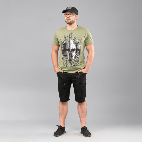 Shorts with belt "SPARTAN" BLACK (Cotton Stretch) 00309000S0000000 photo