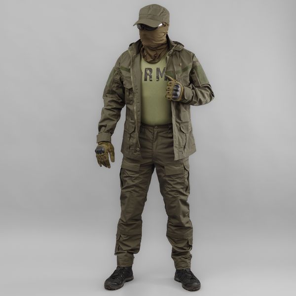Komplet mundurowy polowy "CRUSADER" OLIVE (Rip-Stop) 00074000MREGULAR zdjęcie