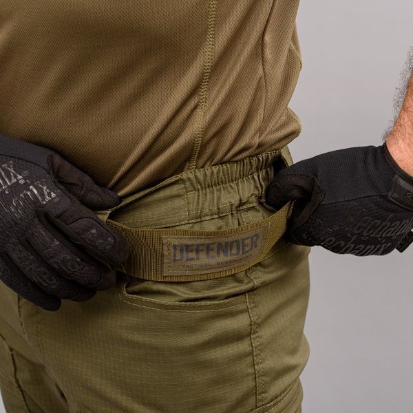 Spodnie taktyczne "DEFENDER" OLIVE z paskiem (Rip-Stop Stretch) 0031700XL0000000 zdjęcie
