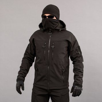 Kurtka "URBAN SCOUT" BLACK (SoftShell) 0008402XL0000000 zdjęcie