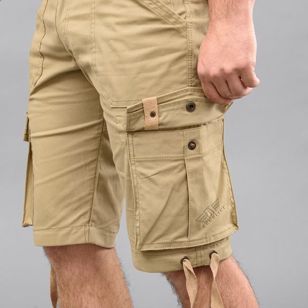 Cargo shorts with belt "LEGION" BEIGE (Cotton Stretch) 00306000L0000000м photo
