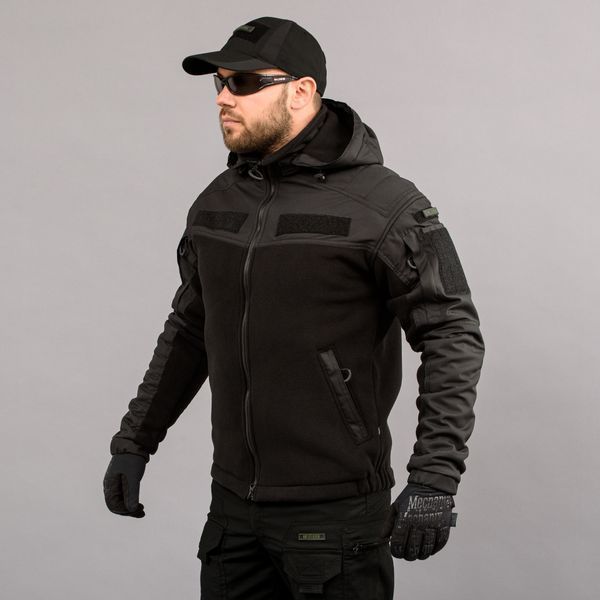 Bluza z kapturem "ANTITERROR II" BLACK (Polar + Membrana) 0025003XL0000000 zdjęcie