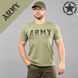 Koszulka z nadrukiem "ARMY" OLIVE (Bawełna) 00265000S0000000 zdjęcie 1