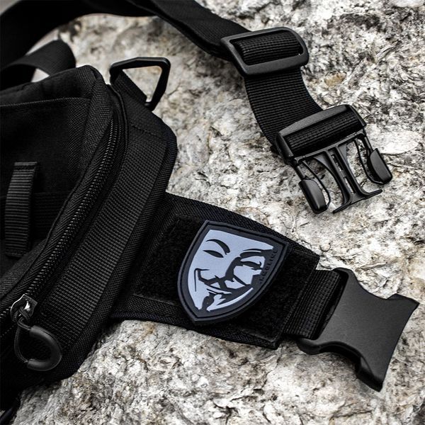 Тактическая городская сумка "VENDETTA" BLACK (Cordura) 0023100000000000 фото