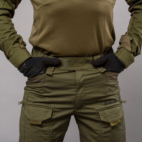 Spodnie taktyczne "ANTITERROR II" OLIVE (Rip-Stop Stretch + membrana) 00339000MREGULAR zdjęcie