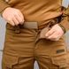 Tactical pants "ANTITERROR II" COYOTE (Rip-Stop Stretch + Membrane) 0033803XLLONG000 photo 5