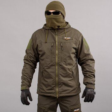 Kurtka wiatr&oacute;wka "TRAVEL DEFENCE" DARK OLIVE(Taslan + Mikropolar) 0004602XL0000000 zdjęcie