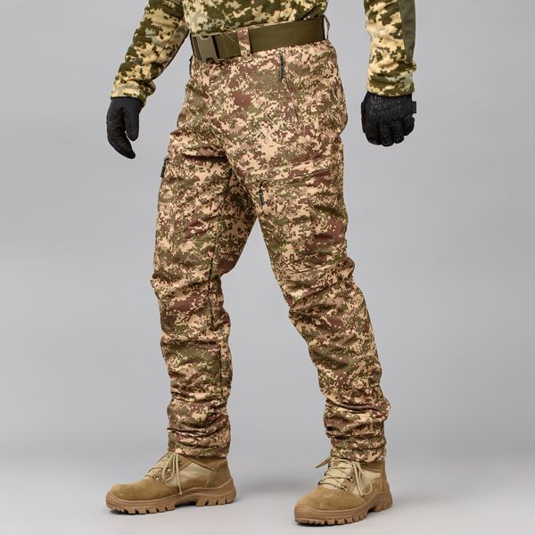 Spodnie "TRAVEL DEFENCE" PREDATOR PIXEL z paskiem (Taslan + Mikropolar) 0032500XL0000000 zdjęcie