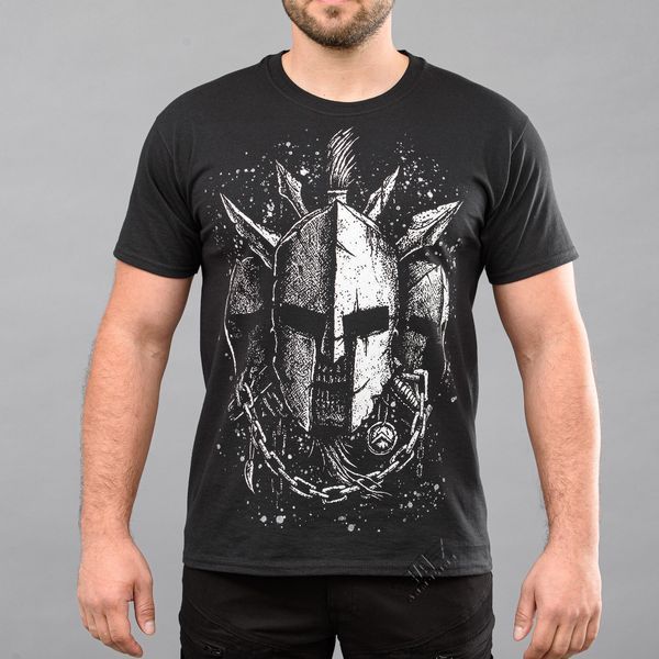 T-shirt "SPARTANS" BLACK (Cotton) 00260000M0000000 photo