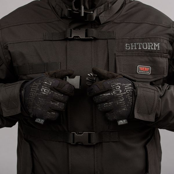 Kurtka taktyczna "SHTORM" BLACK (Membrana + Polar) 00096000M0000000 zdjęcie