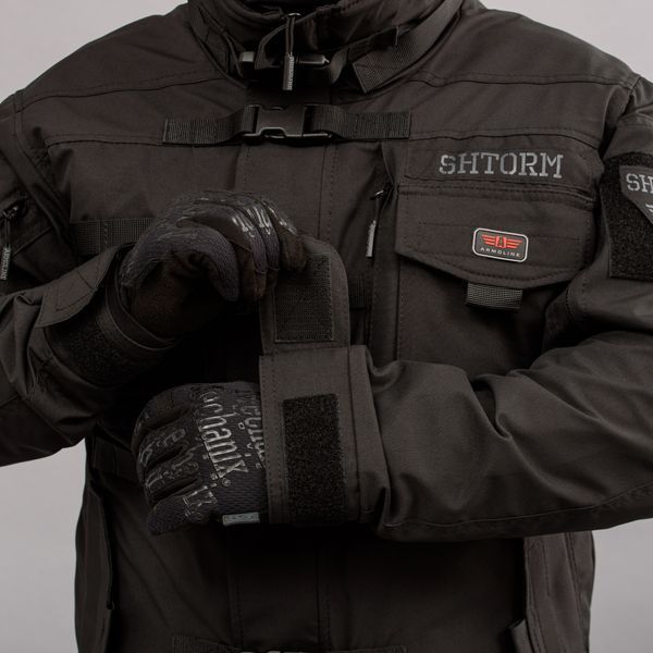 Kurtka taktyczna "SHTORM" BLACK (Membrana + Polar) 00096000M0000000 zdjęcie