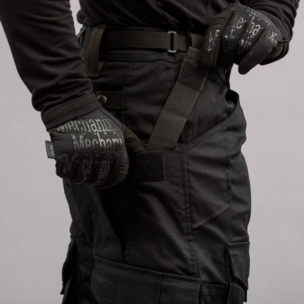 Spodnie taktyczne "SHTORM" BLACK (Pł&oacute;cienne) 0034300XLLONG000 zdjęcie
