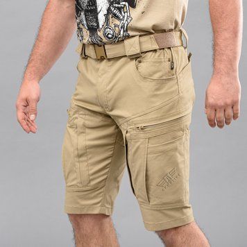 Shorts with belt "SPARTAN" BEIGE (Cotton Stretch) 00308000S0000000 photo