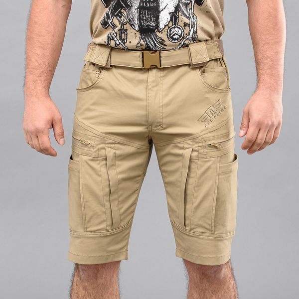 Shorts with belt "SPARTAN" BEIGE (Cotton Stretch) 00308000S0000000 photo