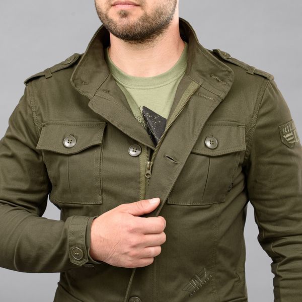 Kurtka wojskowa militarna "KILBORN" OLIVE (Jeans) 0009200XL0000000 zdjęcie
