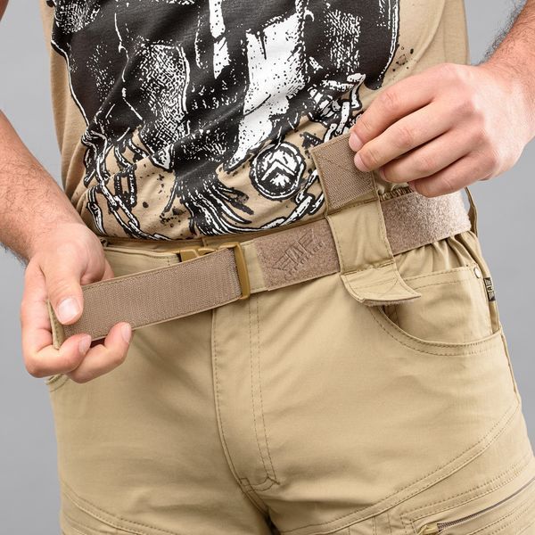 Shorts with belt "SPARTAN" BEIGE (Cotton Stretch) 00308000S0000000 photo