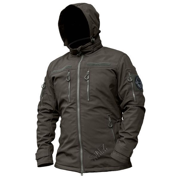 Winter jacket SoftShell "DIVISION" + fleece sweatshirt (OLIVE) 2 in 1 00082000S0000000 photo