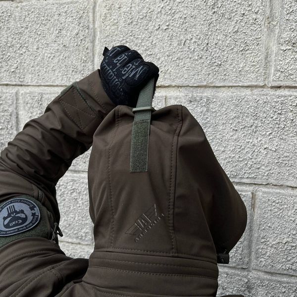 Winter jacket SoftShell "DIVISION" + fleece sweatshirt (OLIVE) 2 in 1 00082000S0000000 photo