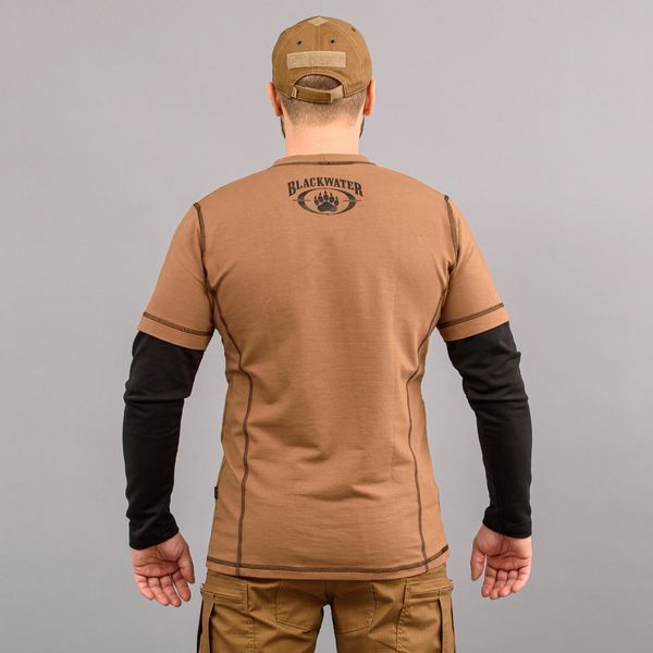 T-shirt with sleeves "BLACK WATER" COYOTE (Knitwear) 0028303XL0000000 photo