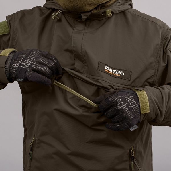 Komplet "TRAVEL DEFENCE" ANORAK DARK OLIVE 2 w 1 (Taslan + Mikropolar) 00357000M0000000 zdjęcie