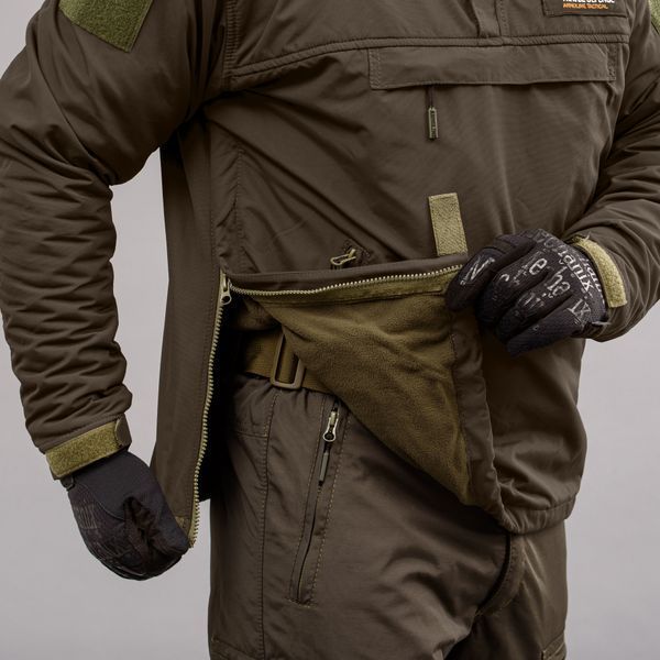 Komplet "TRAVEL DEFENCE" ANORAK DARK OLIVE 2 w 1 (Taslan + Mikropolar) 00357000M0000000 zdjęcie