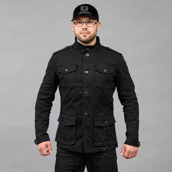 Kurtka wojskowa militarna "KILBORN" BLACK (Jeans) 0009100XS0000000 zdjęcie