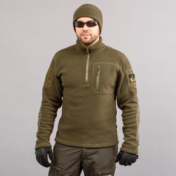Bluza taktyczna 1/4 Zip "TRAVEL DEFENCE" OLIVE (Mikropolar) 0024802XL0000000 zdjęcie