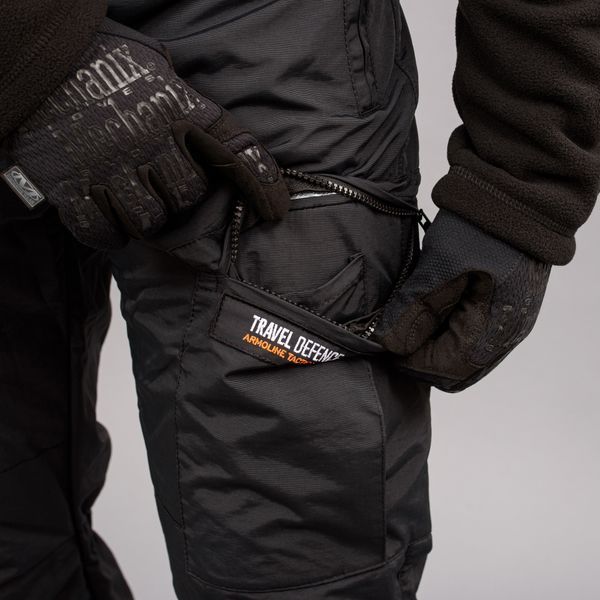 Komplet wojskowy "TRAVEL DEFENCE" 3 w 1 BLACK (Taslan + Mikropolar) 00376000M0000000 zdjęcie