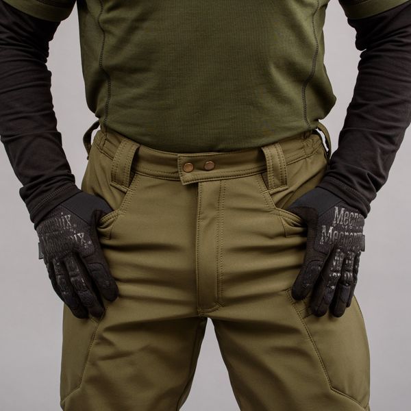 Spodnie "URBAN SCOUT" OLIVE (SoftShell) 00333000M0000000 zdjęcie