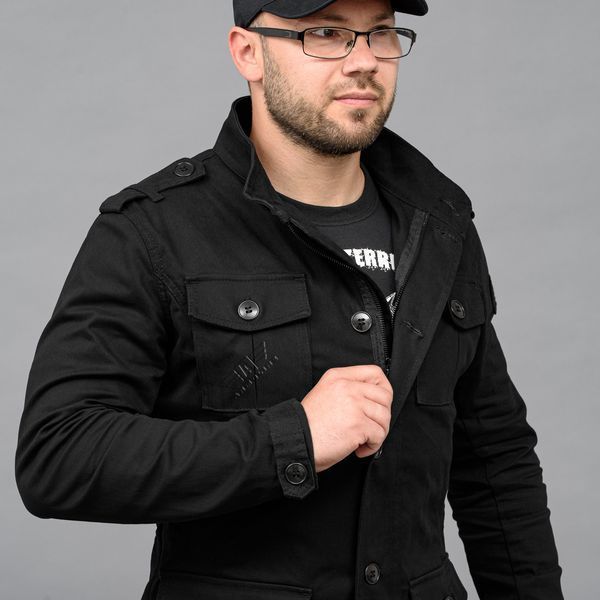 Military jacket "KILBORN" BLACK (Jeans) 00091000S0000000 photo