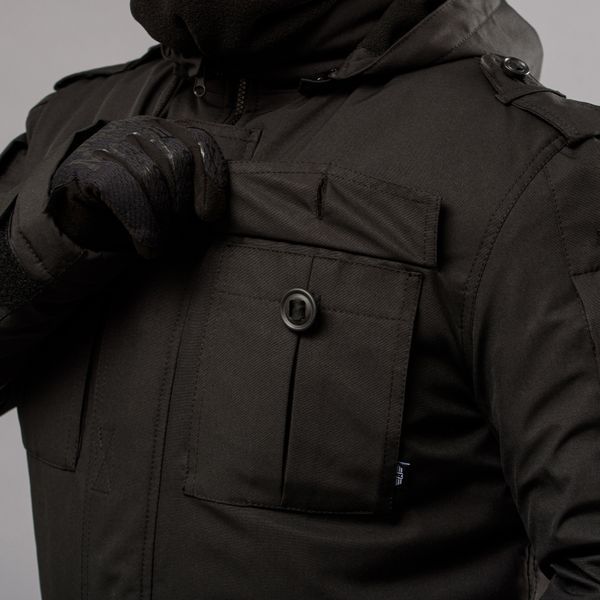 Winter jacket "RAPTOR-3" WWR BLACK (Membrane + Sintepon + Fleece) 0008800XL0000000 photo