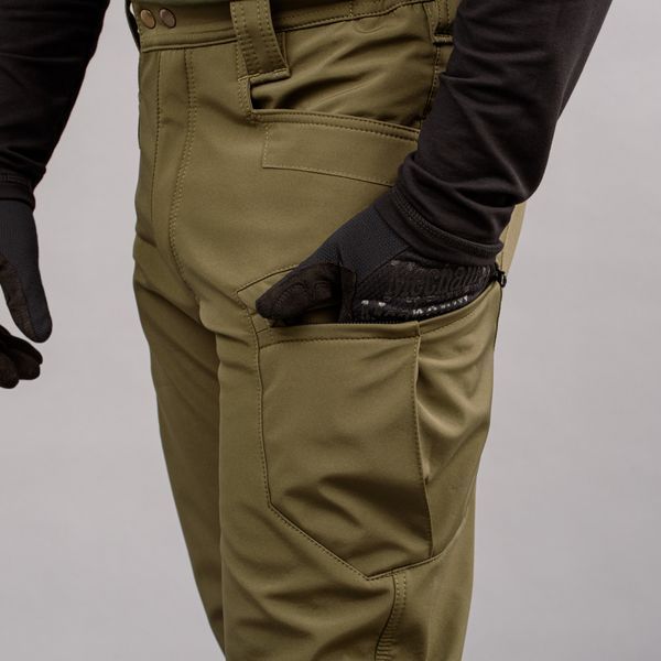 Spodnie "URBAN SCOUT" OLIVE (SoftShell) 0033300XL0000000 zdjęcie