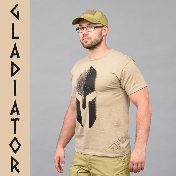 T-shirt "GLADIATOR" KHAKI (Cotton) 00257000M0000000 photo