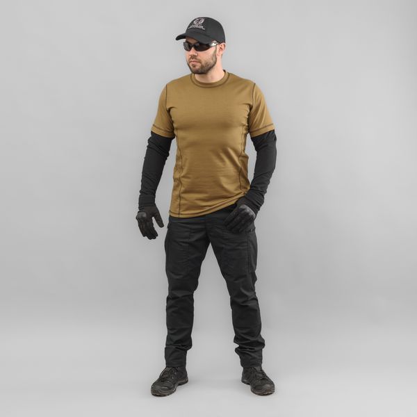 T-shirt with sleeves "KHAKI" (Knitwear) 0040803XL0000000 photo