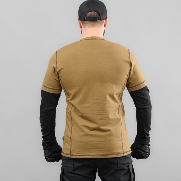 T-shirt with sleeves "KHAKI" (Knitwear) 0040803XL0000000 photo