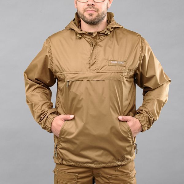 Anorak "SUMMER DEFENCE" COYOTE (Płaszcz przeciwdeszczowy + Siatka) 0000203XL0000000 zdjęcie