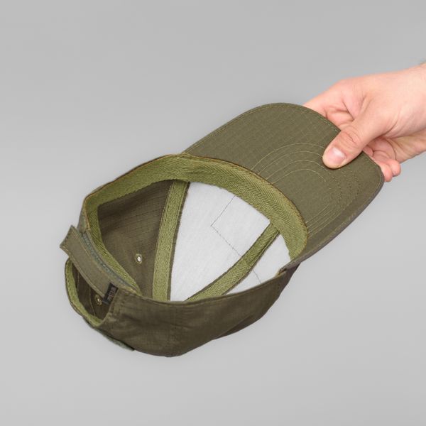 Czapka baseballowa taktyczna "ANTITERROR II" OLIVE (Rip-Stop + Membrana) 0004200000000000 zdjęcie